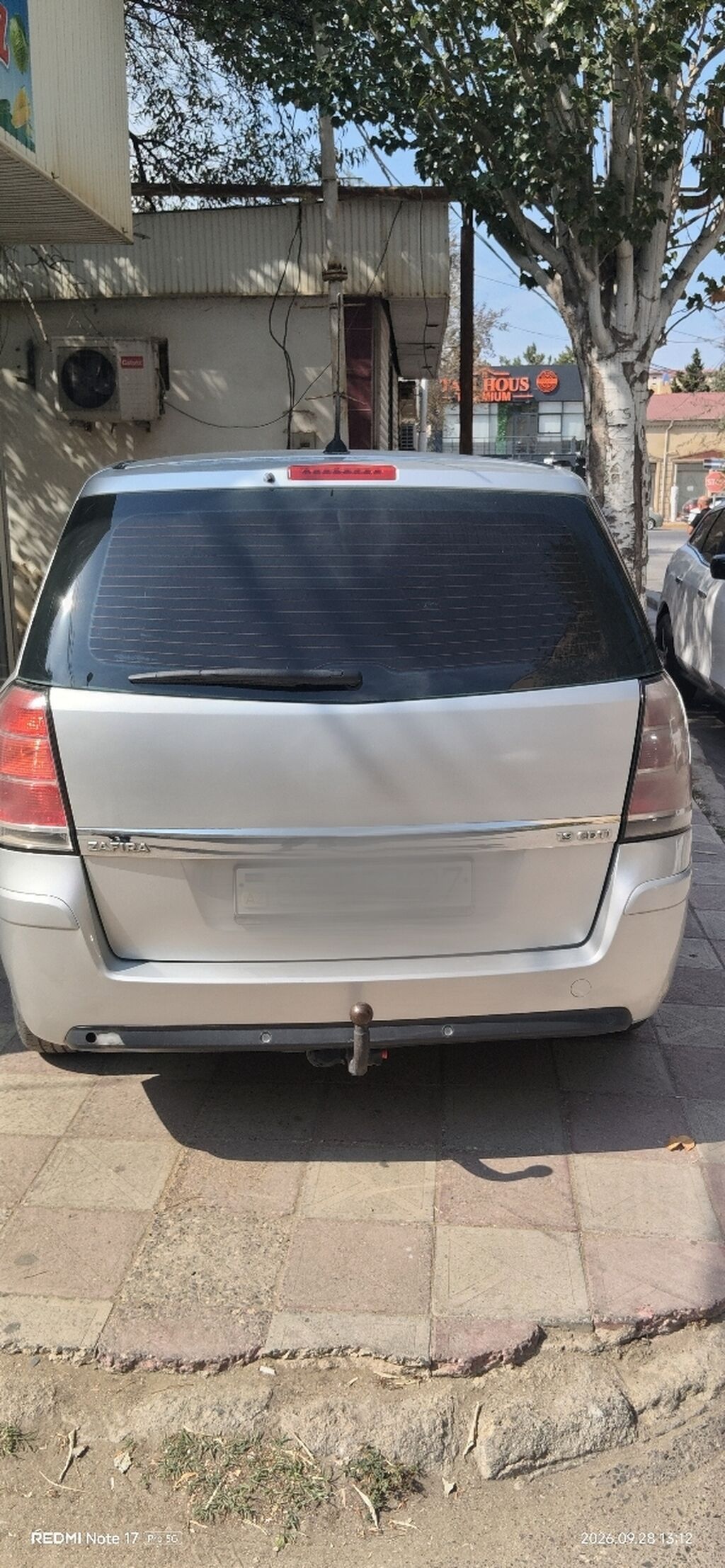Opel Zafira (gümüş rəng) – 7 yerlik ailə miniveni Satılır — Avtomobillər, Sumqayıt (2)