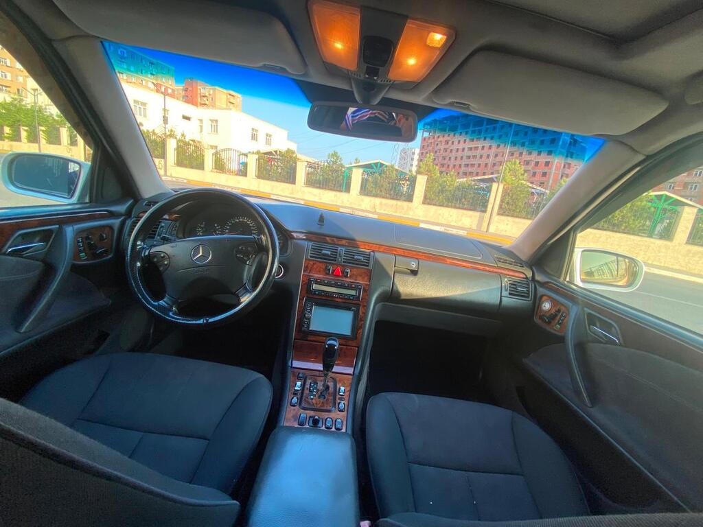 Mercedes E 320, 3.2 L, 2000 il, 312 325 km — Avtomobillər, Bakı (6)