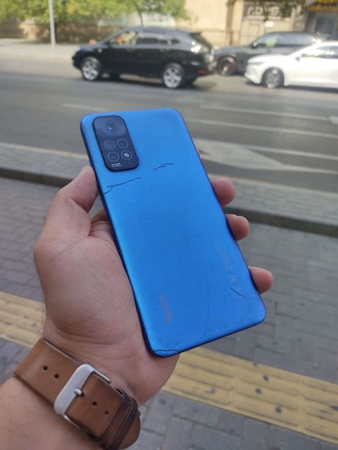 Redmi Note 11, 128 GB, rəng - Göy, Zəmanət, Sensor, Barmaq izi — Bakı