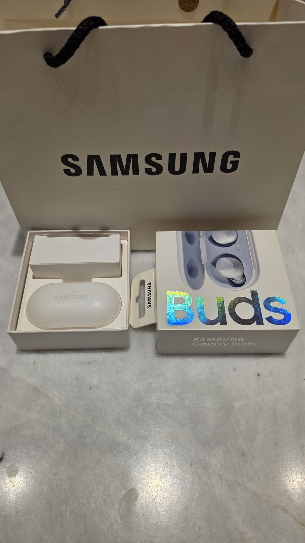 İşlənmiş Simsiz (Bluetooth) Qulaqcıqlar, Samsung, rəng - Ağ — Qulaqcıqlar, Bakı (2)