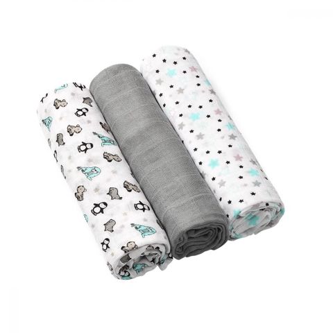 Qundaq dəsti hər kəs üçün Babyono 347/02, 70x70 sm, bambuk lif, boz, 3 əd — Bakı