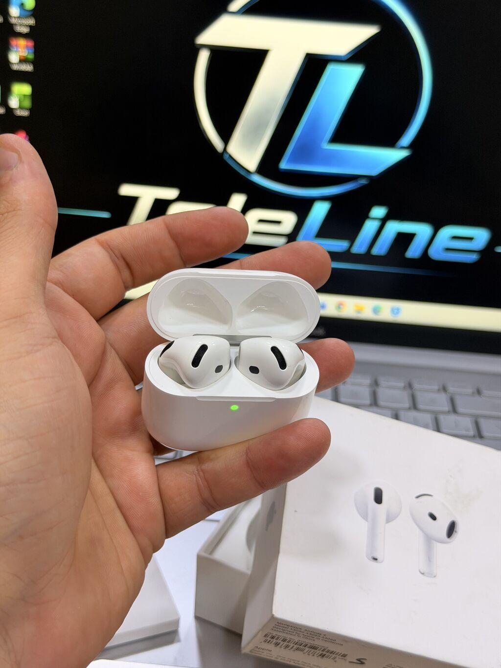 Yeni Simsiz (Bluetooth) Qulaqcıqlar, Apple, rəng - Ağ — Qulaqcıqlar, Bakı (4)