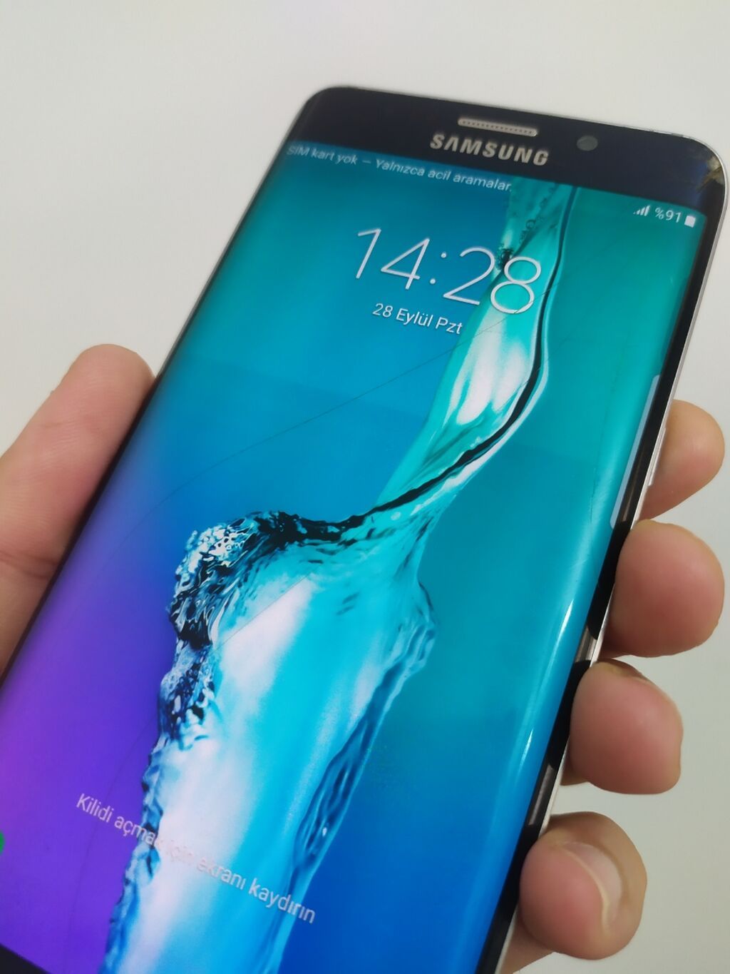 Samsung Galaxy S6 Edge Plus, 32 GB, rəng - Göy, Sensor — Samsung, Masazır (4)
