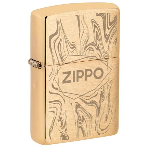 Alışqan Zippo 48081, çaxmaqdaşı, paslanmayan polad, 12 ml — Bakı