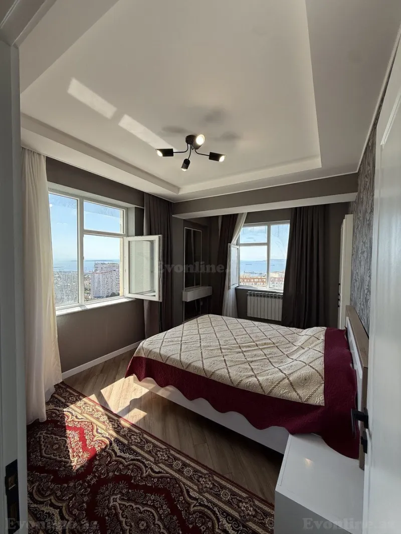 Satılır 3 otaqlı Mənzil Yeni tikili 95 m² Bakı, Xətai r., Həzi Aslanov m — Mənzil, Bakı (5)