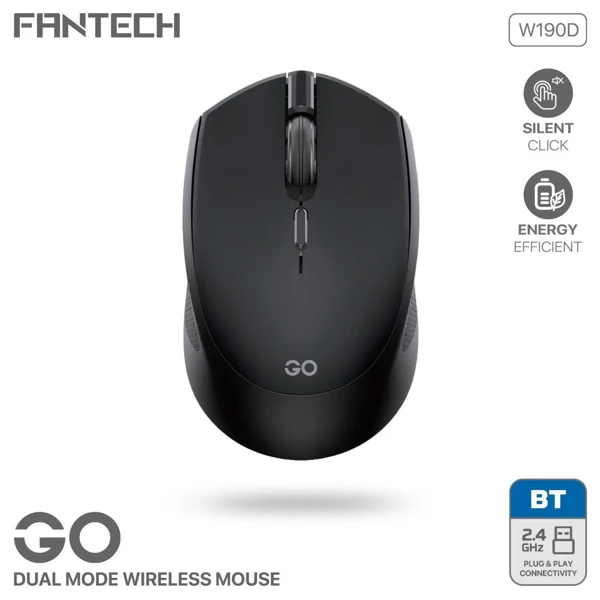 Fantech W190D Black Wireless Mouse — Bakı