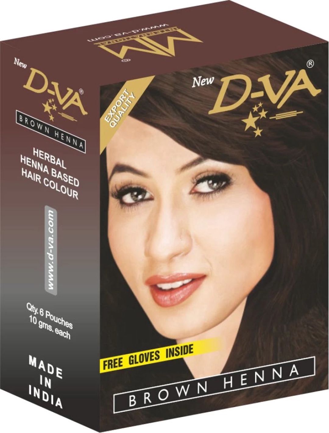 Saç üçün xına D-Va MQ_142 Qəhvəyi — Mallar, Bakı