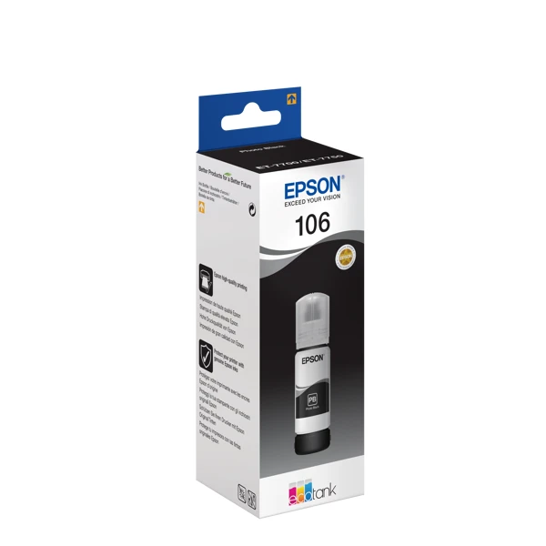 Epson 106 EcoTank Photo BK Ink Bottle — Mallar, Bakı