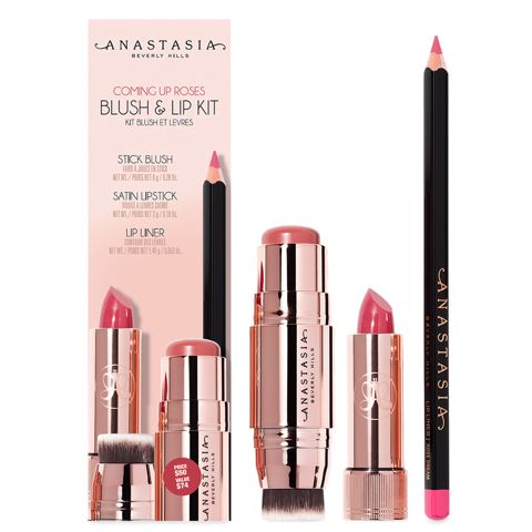 Makyaj üçün dəst Anastasia Beverly Hills Coming Up Roses Blush and Lip Kit — Bakı