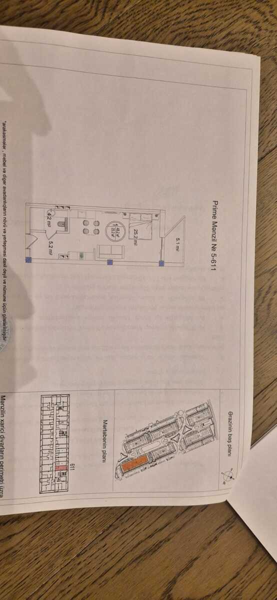 Satılır 1 otaqlı yeni tikili 48.2 m² — Mənzil, Bakı (5)