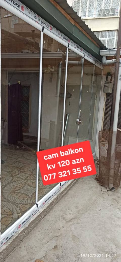 Xidmət: Cam balkon və şüşə konstruksiyaların hazırlanması və — 120 ₼ · Baku · Pəncərələr, qapılar, balkonlar Xidmət: Cam balkon və şüşə konstruksiyaların hazırlanması və — Baku