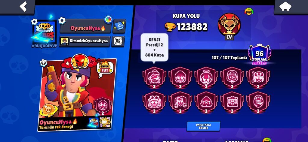 Brawl Stars hesabı – yüksək göstəricili, tam dolu profil - Kupa yolu — Şəxsi əşyalar, Bakı (2)