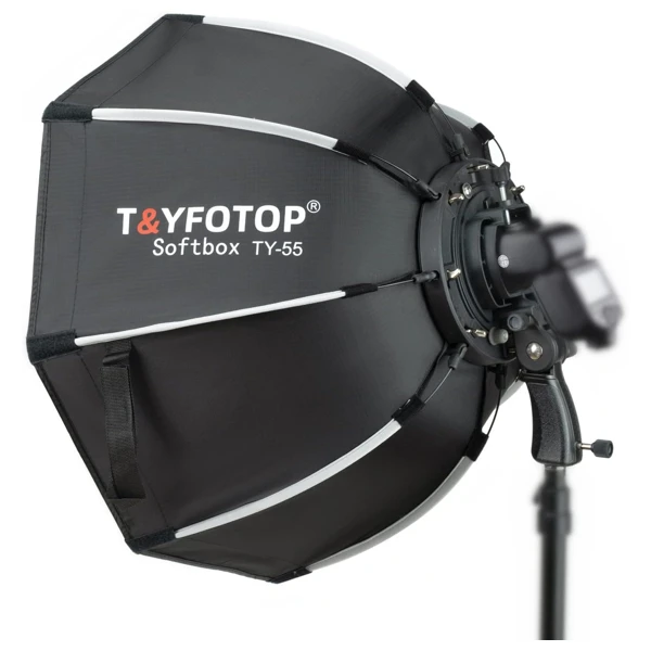 Softbox Soft Box for Flash Light Speedlite Photo Speedlight Portable — Fotoaparat, Bakı