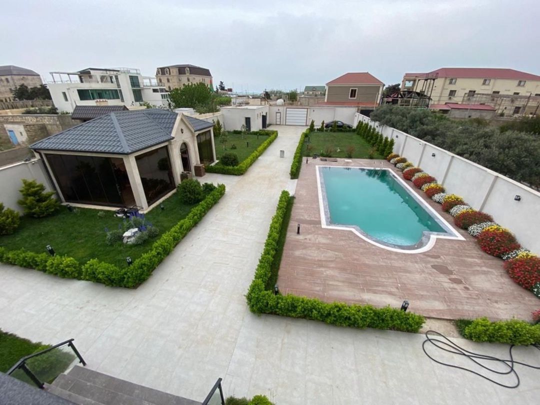 İcarəyə verilir 5 otaqlı həyət evi/bağ evi 400 m² — Ev, villa, Bakı (3)