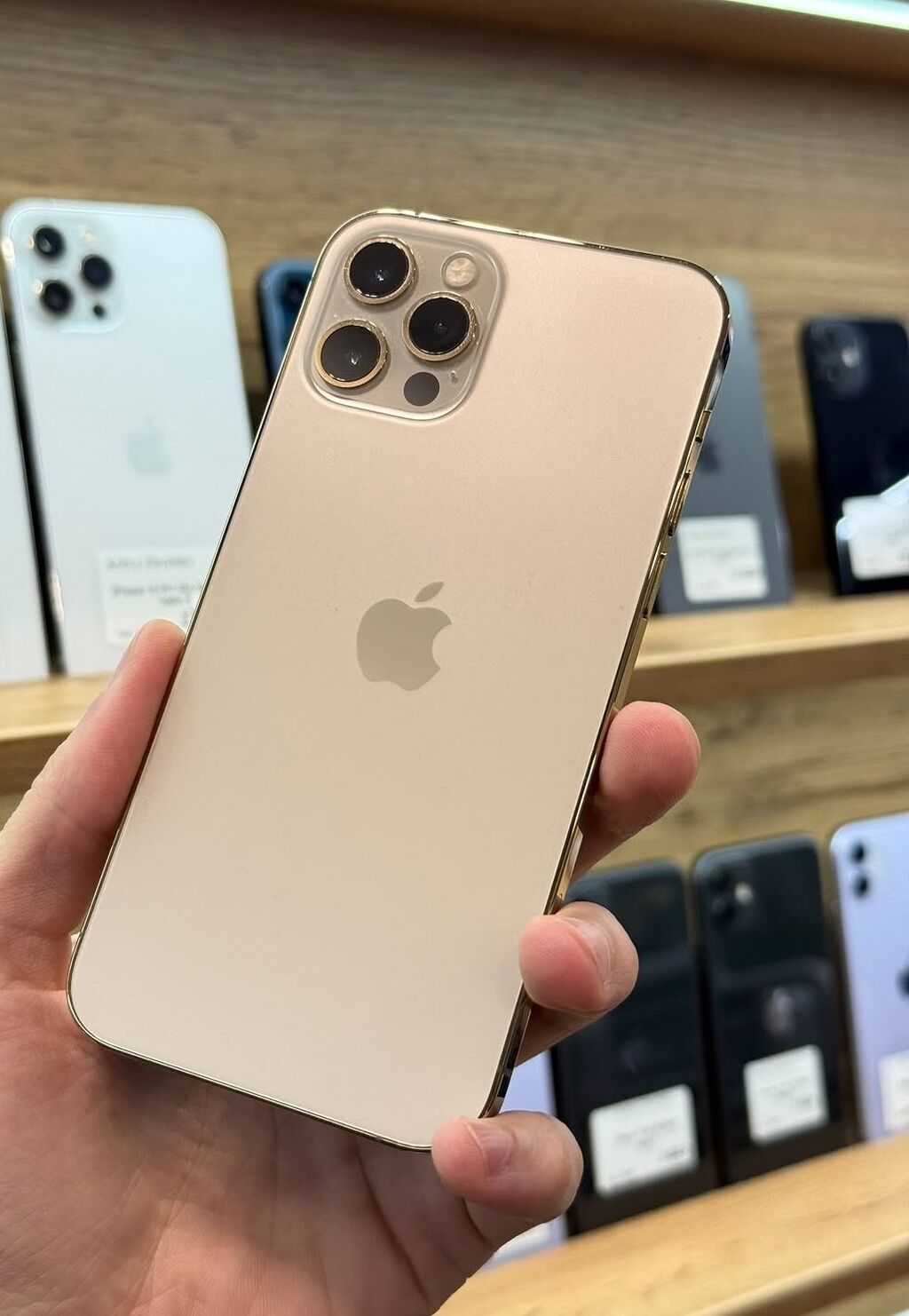 IPhone 12 Pro, 128 GB, Qızılı, Zəmanət, Simsiz şarj, Face ID — Apple iPhone, Digah