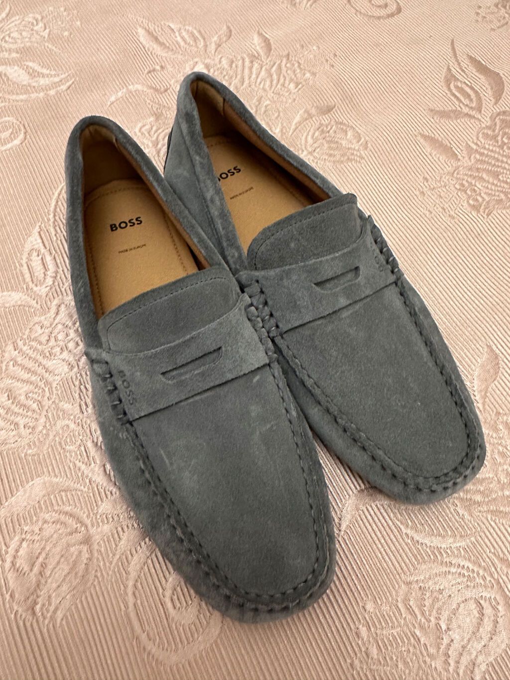 Boss kişi mokasinləri - Model: Klassik loafer/mokasin - Rəng: Tünd — Mokasin, Bakı