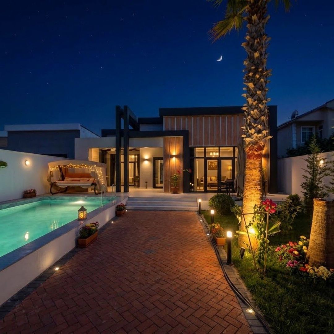 Satılır 5 otaqlı həyət evi/bağ evi 220 m² — Ev, villa, Bakı (5)
