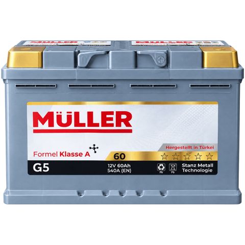 Avtomobil üçün akkumulyator Müller 60AH-540 SAE — Bakı