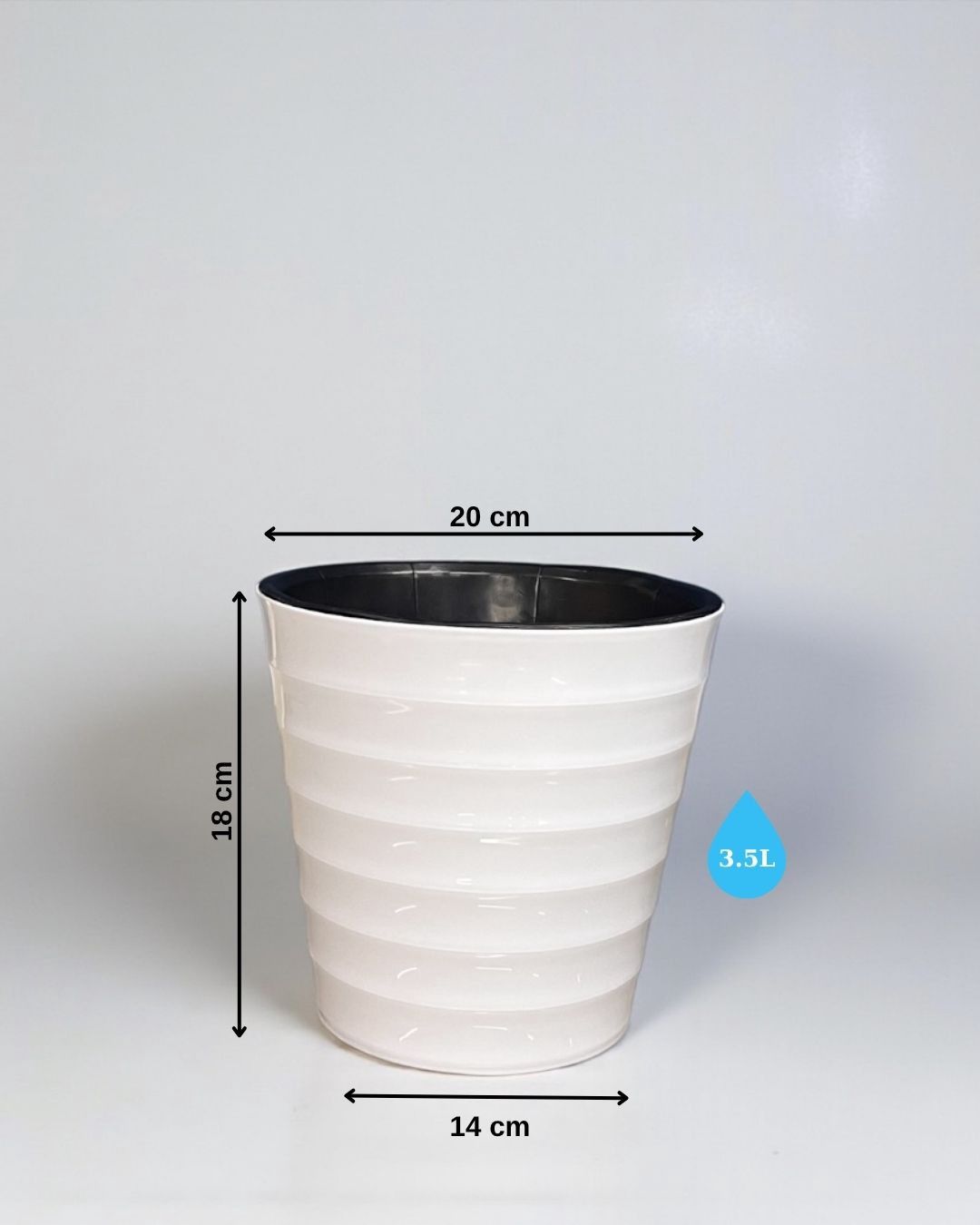 Dibçək Palma, plastik, 3.5 L — Mallar, Bakı (3)