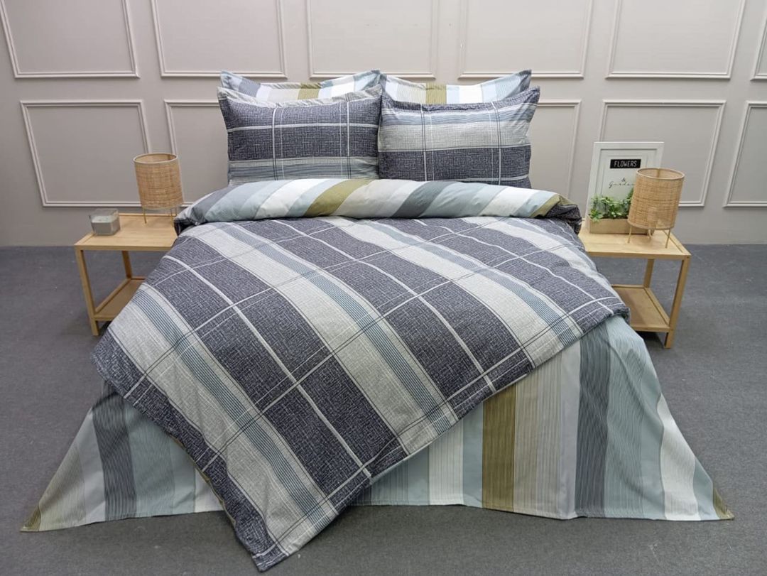 Yataq dəsti Hanzade SHA-00006564, pambıq, rəngbərəng, mələfə 160x220 sm, yorğan üzü 160x220 sm, yastıq üzü 50x70 sm (2 əd) — Mallar, Bakı