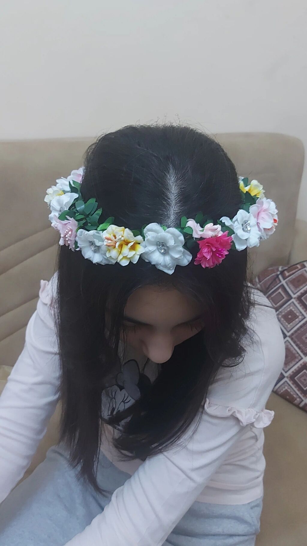 Çiçək tacları – əl işi - Model: müxtəlif rəng və dizaynda süni — Saç aksesuarları, Bakı (5)