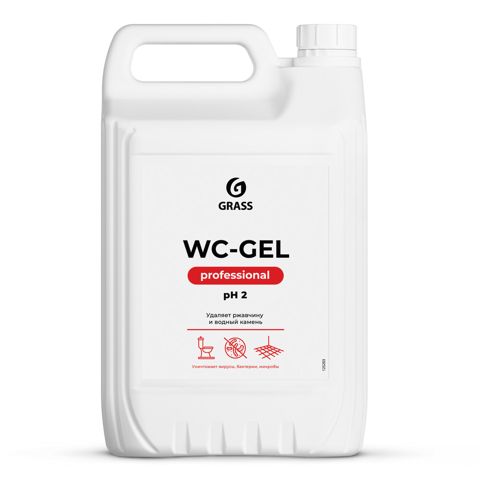 Tualet üçün vasitə Grass, WC-gel, unitaz üçün təmizləyicisi, ətirsiz, 5300 ml, gel — Bakı