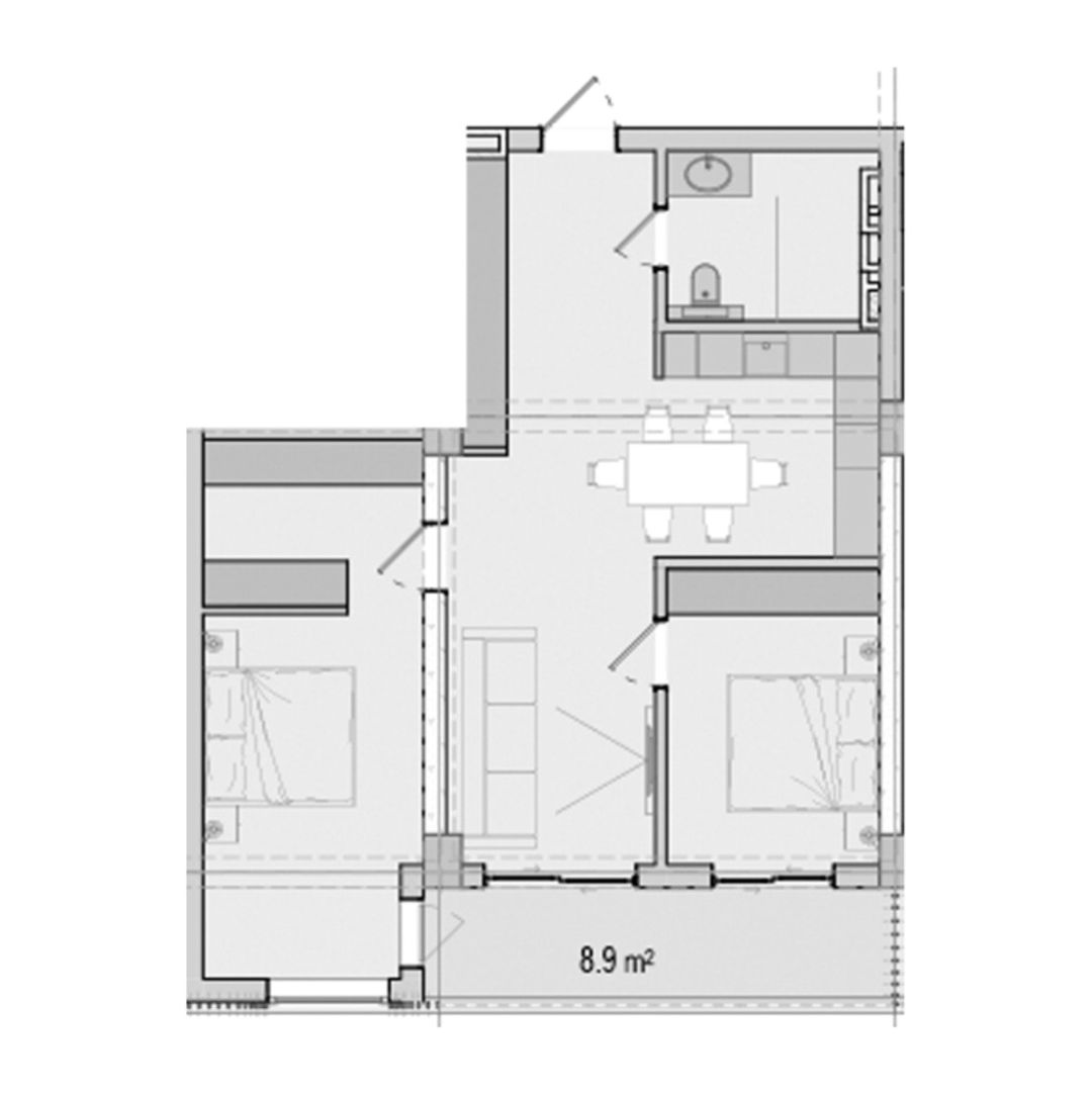 Satılır 3 otaqlı yeni tikili 94.6 m² — Mənzil, Bakı (7)