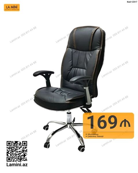 Məhsul: Ofis kreslosu Kod: 12317 Qiymət: 169 Çatdırılma — Bakı