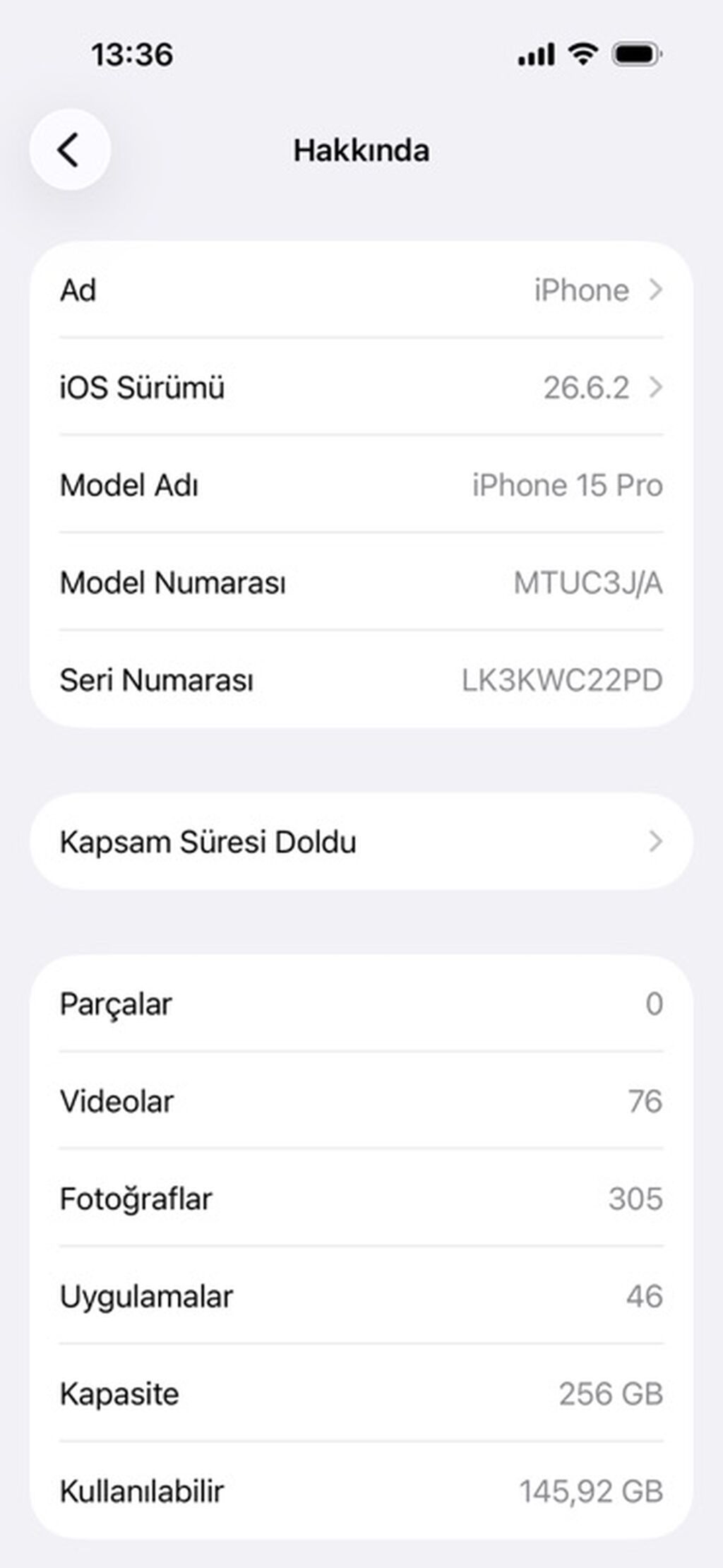 IPhone 15 Pro, 256 GB, Qara, Face ID — Apple iPhone, Bakı (6)