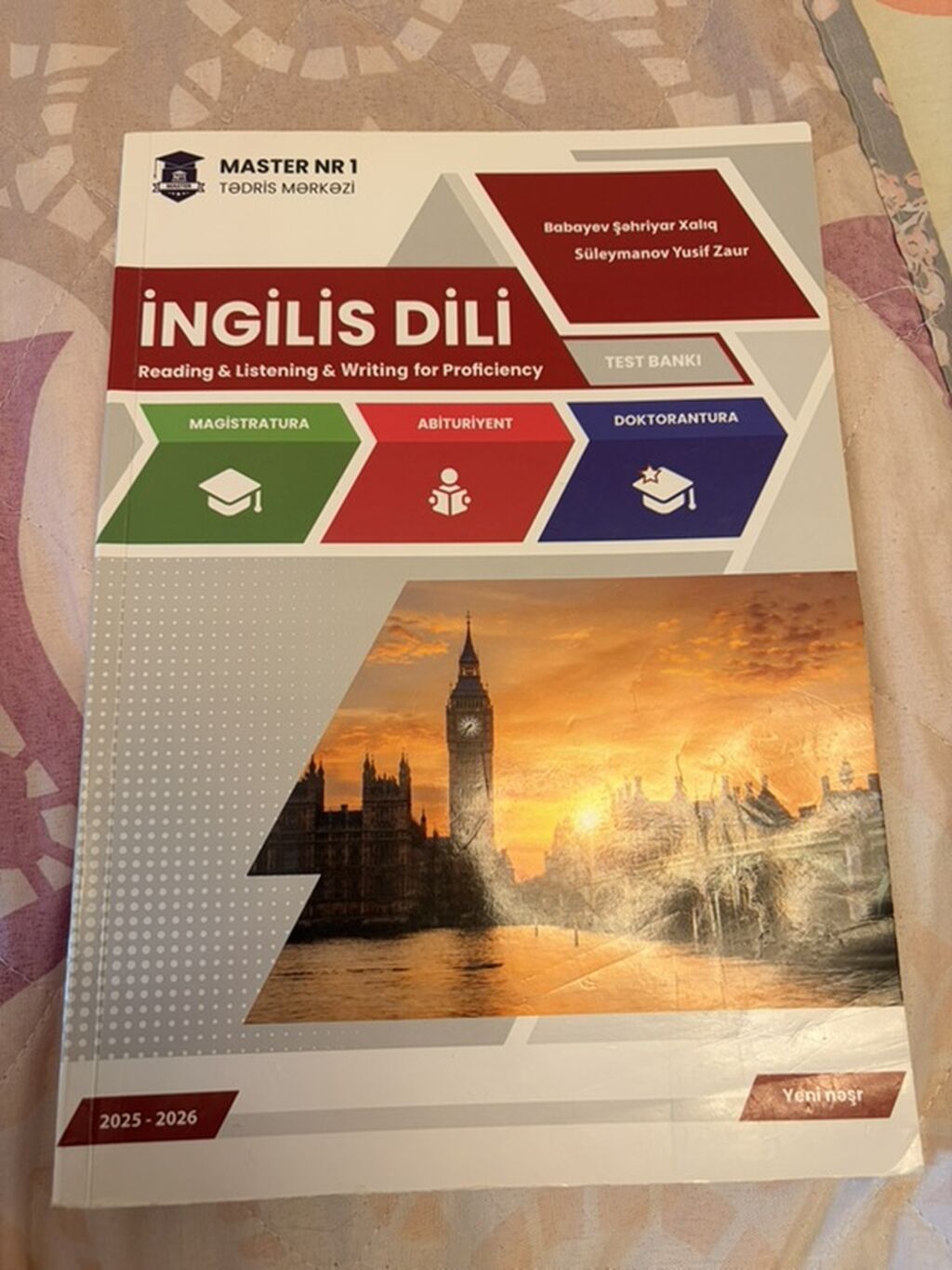 Məhsul: “İngilis Dili – Reading & Listening & Writing for — Kitablar, Sumqayıt
