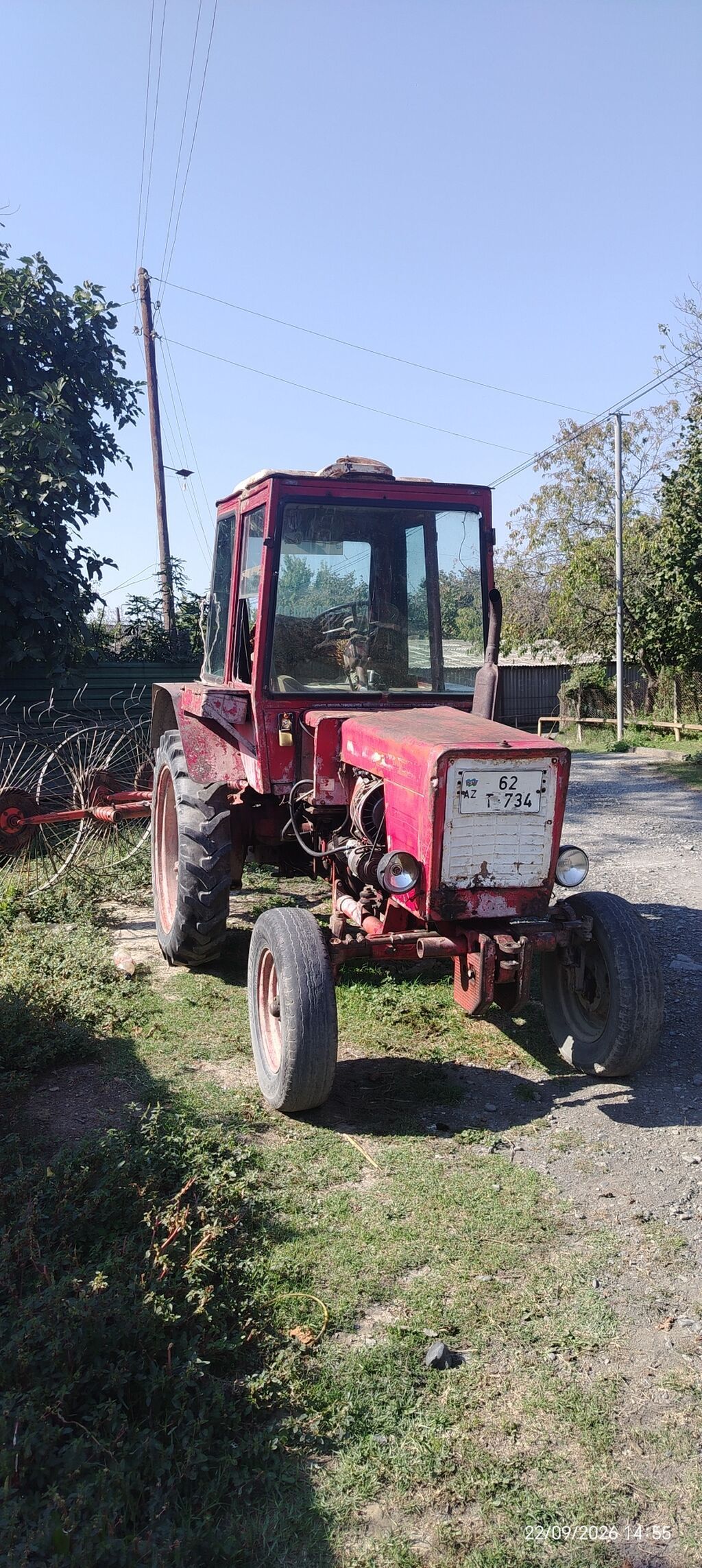 Traktor Belarus (MTZ) 25, 1989 il, 25 at gücü, motor 1.3 l, İşlənmiş — Traktorlar, Zaqatala