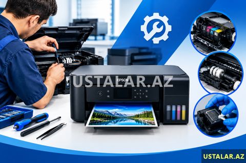 Hp, Canon, Epson printer təmiri — Bakı