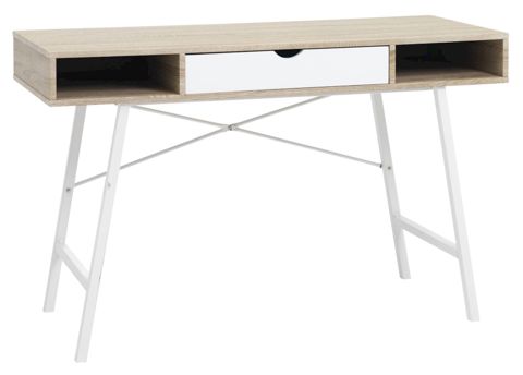 Yazı masası Jysk Abbetved 48x120x76 sm, ağ/bej — Bakı