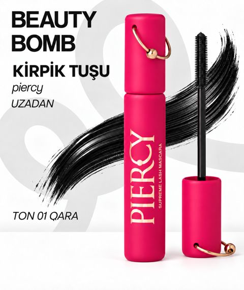Beauty Bomb Piercy kirpikləri uzadan tuş, ton 01 — Bakı