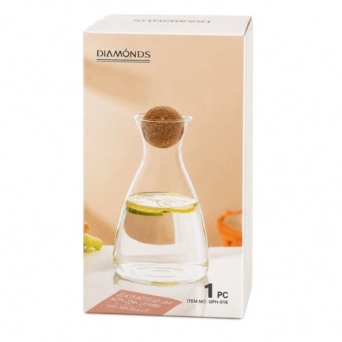 Su qabı No brand, 1 L, Şüşə, Şəffaf — Bakı