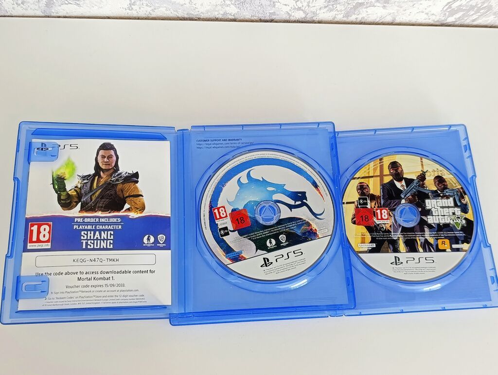 PS4 disk =20azn / PS5 disk =50azn Mortal kombat 40azn / mağaza deyil — Konsol oyunları, Bakı (3)