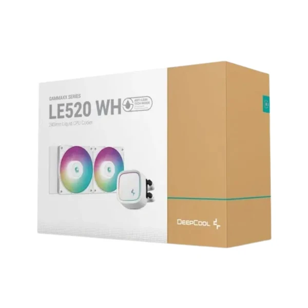 DeepCool LE520 White Argb 240mm Liquid Cooler — Bakı