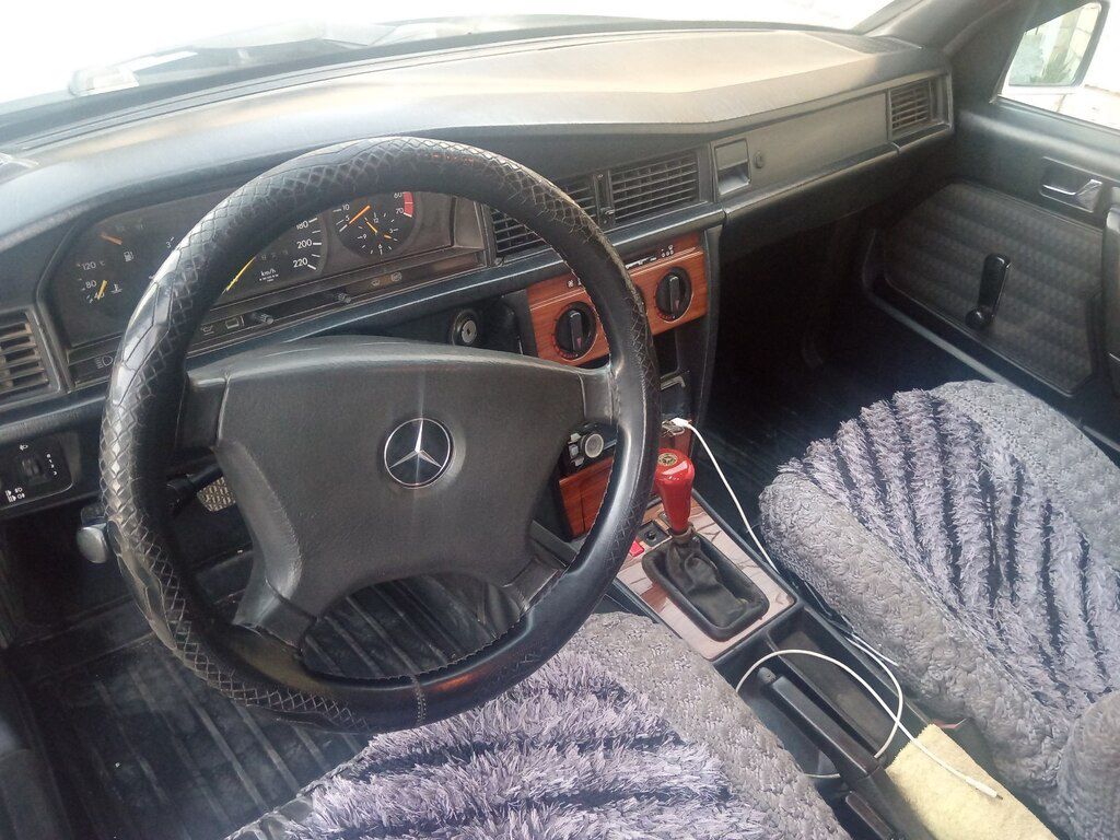 Mercedes 190, 2.0 L, 1992 il, 653 534 km 77-CX-473 — Avtomobillər, İmişli (4)
