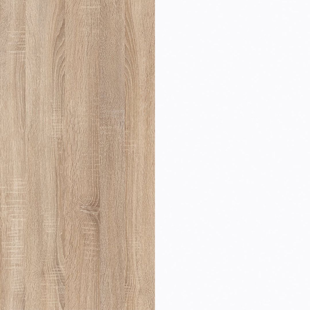 Kompüter masası, Ldsp, Sonoma/Ağ, 120x50x75 sm — Mallar, Bakı (3)