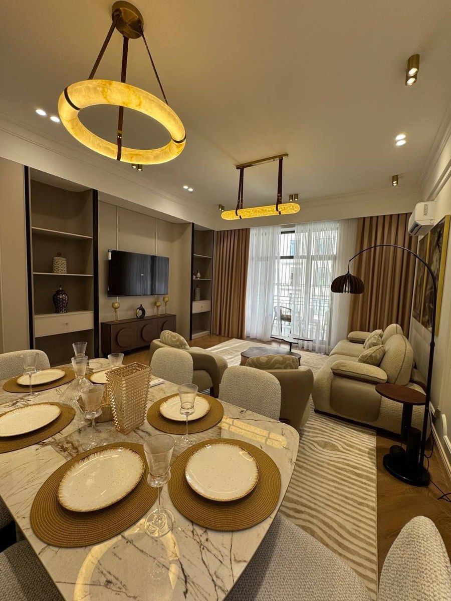 İcarəyə verilir 4 otaqlı yeni tikili 135 m² — Mənzil, Bakı (2)