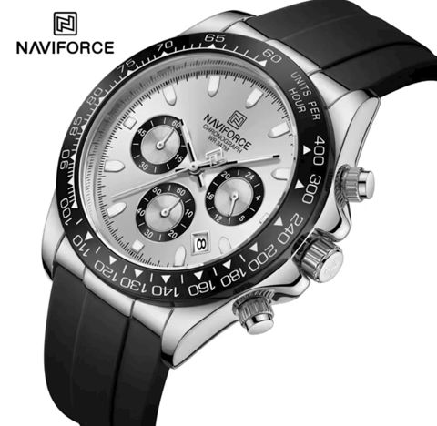 Kişi qol saatı NaviForce NF8054 S/W/B — Bakı