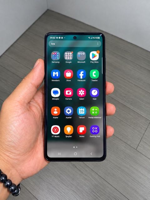 Samsung Galaxy A52, rəng - Qara, Barmaq izi — Bakı