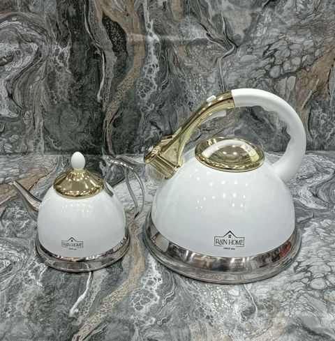 Çaydan dəsti Sahara SHA-00001489, ağ, 4.5 l — Bakı