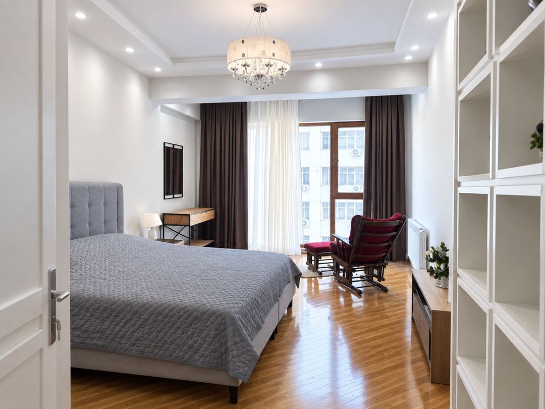İcarəyə verilir 3 otaqlı yeni tikili 140 m² — Mənzil, Bakı (9)