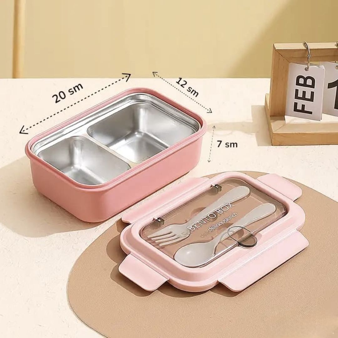 Bento Box iki bölməli nahar qabı dəsti — Qablar və mətbəx əşyaları, Bakı (4)