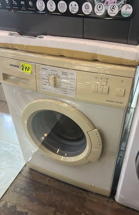 Siemens Sıwamat XLM 860 paltaryuyan maşın - Ön yükləməli, geniş lyuk — Digah