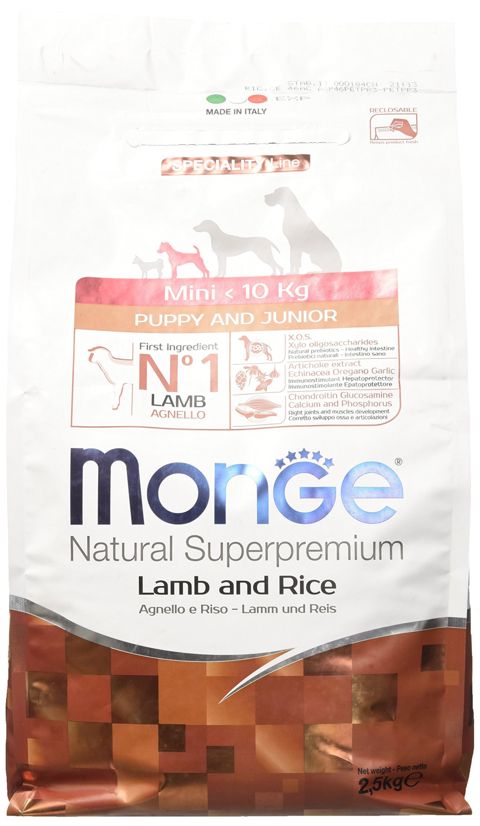 Quru yem küçüklər üçün Monge Dog Speciality Mini xırda cinslər üçün 2.5 kq — Bakı