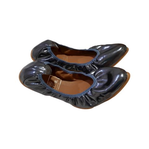 Qadınlar üçün iti burun baletkalar Rollbab SH6603109, boz, təbii dəri, ölçü 37 — Bakı