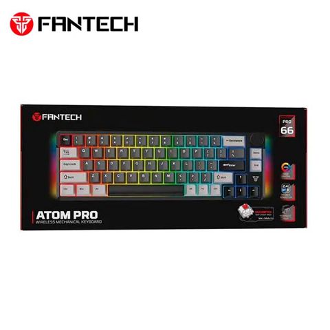 Fantech Atom Pro66 MK919 Black Wireless Mechanical Keyboard — Bakı