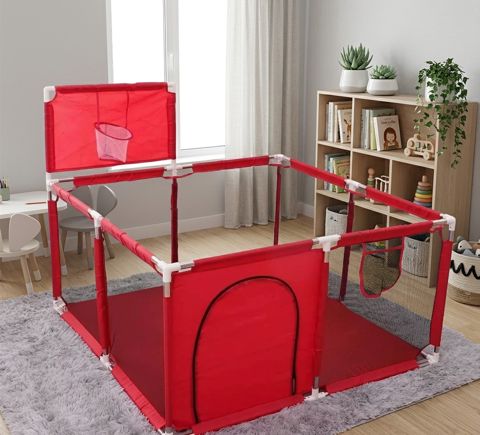 Oyun üçün manej TT-N03, qırmızı, 125x125x60 sm — Bakı